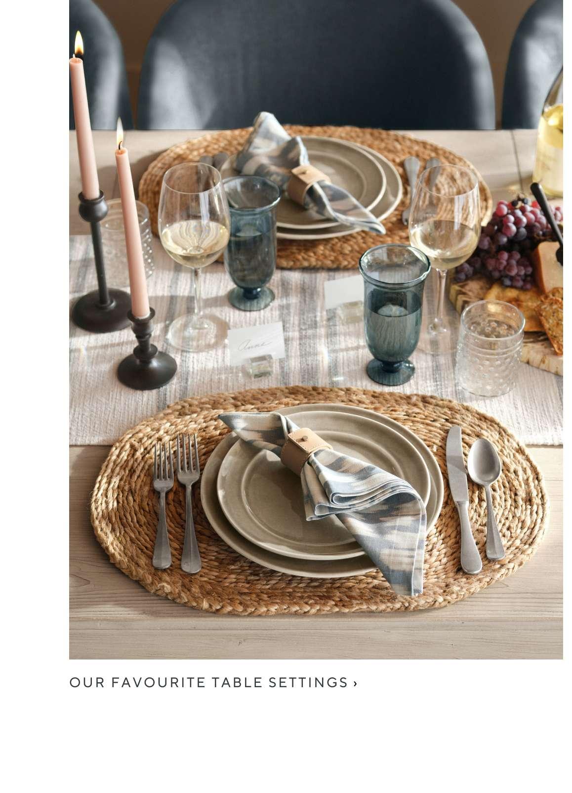 Our Favourite Table Settings